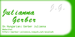 julianna gerber business card